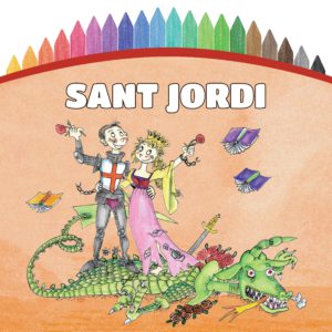 Quadern Il.lustrat Pintem! Sant Jordi - Editorial Mediterrània