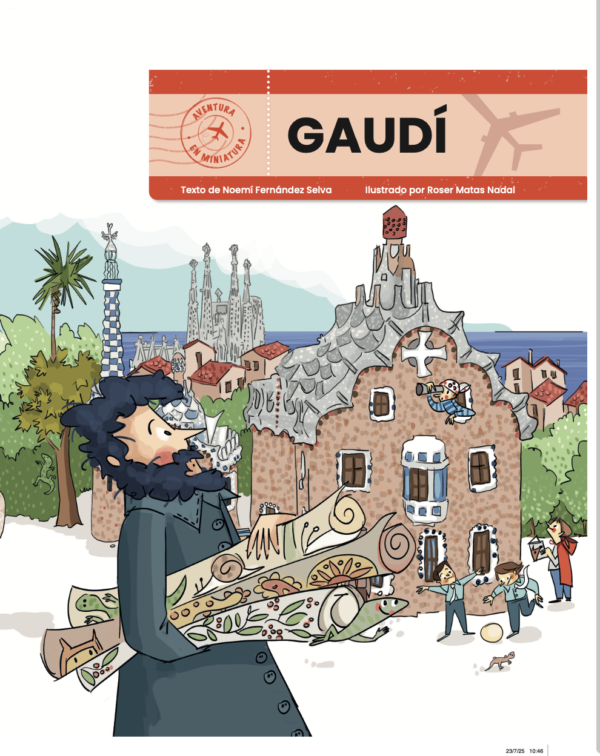 Et sona el nom d’Antoni Gaudí? En aquest llibre podràs conèixer la seva història i descobrir per què va ser un dels arquitectes més famosos de tots els temps. Va construir alguns dels edificis més originals en una època en què idear coses diferents era gairebé revolucionari. El seu nom és conegut arreu del món, igual que algunes de les seves obres: el Park Güell, la Sagrada Família, la Pedrera i moltes més!